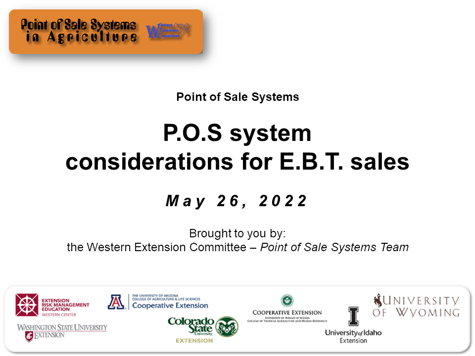 Point of Sale Systems Post